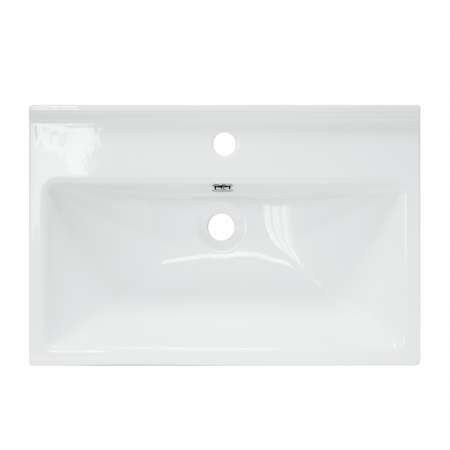 Раковина встраиваемая сверху 60см Sanita Luxe Fest FST60SLWB01 белый